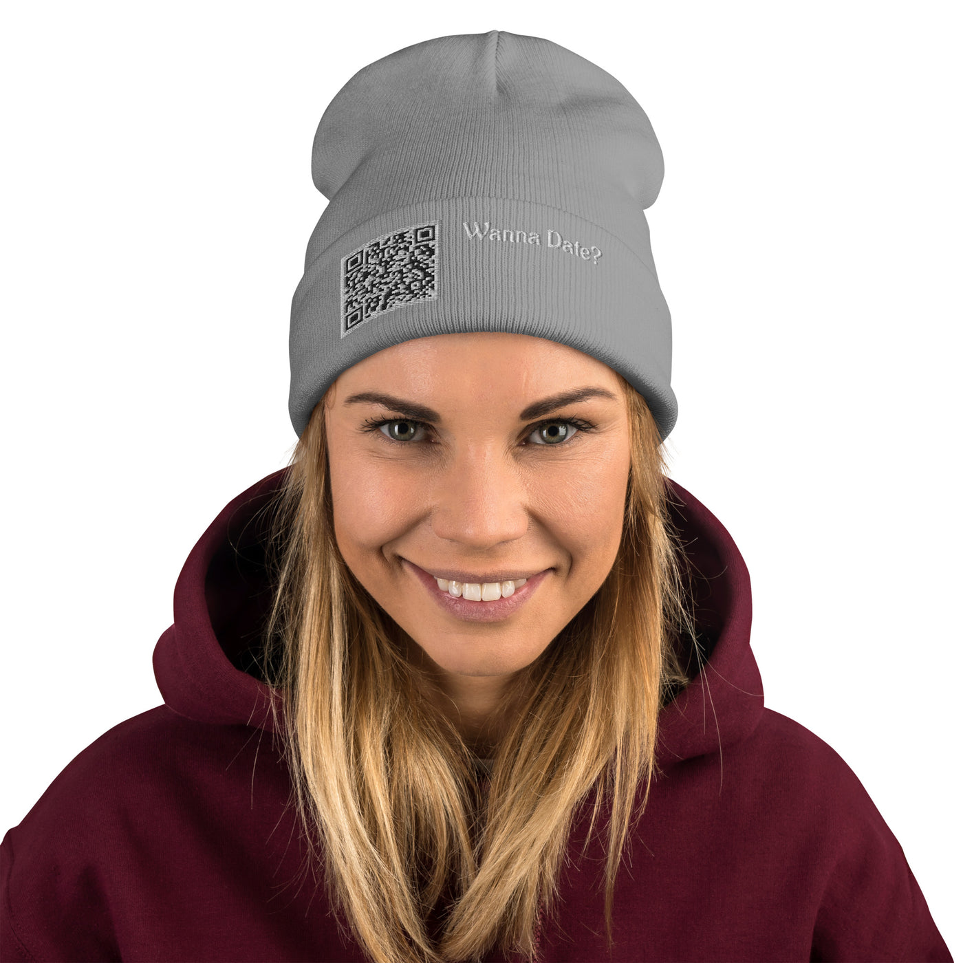 Bestickte Beanie