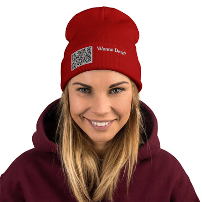 Bestickte Beanie